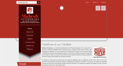Desktop Screenshot of maheshenterprisesindia.com